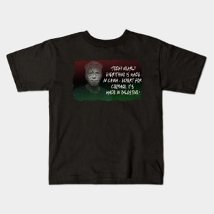 bourdain quote Kids T-Shirt